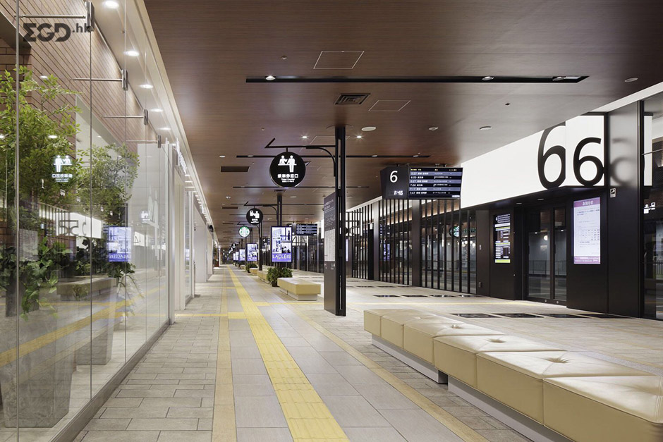 西铁天神高速客运站导视设计 © 6D设计公司