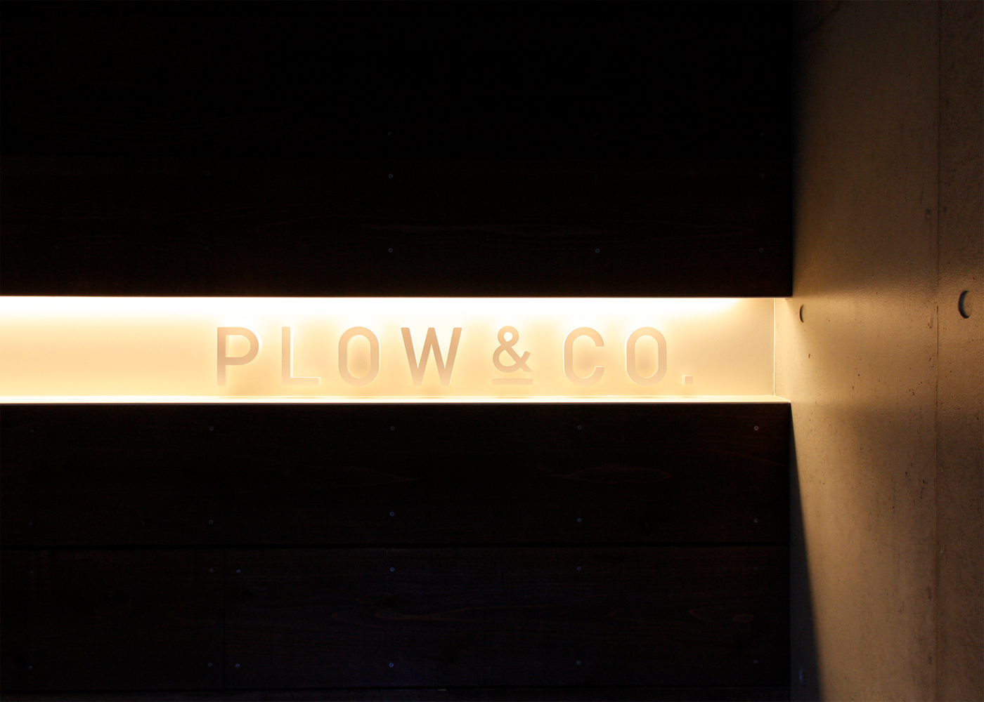PLOW & CO.导视设计，标识设计 © Hiroko Sakai