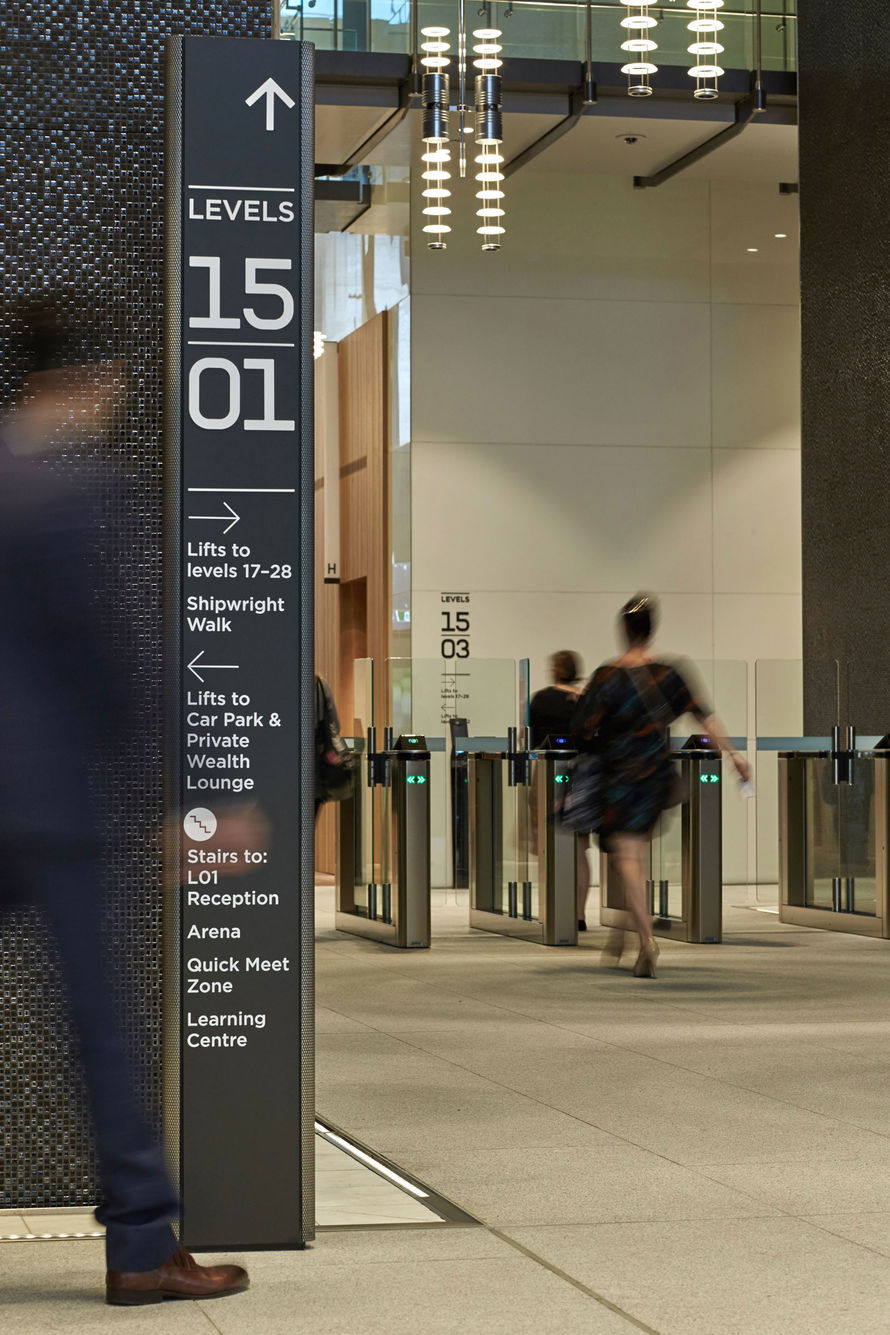 悉尼国际大厦标识系统规划设计©Urbanite
