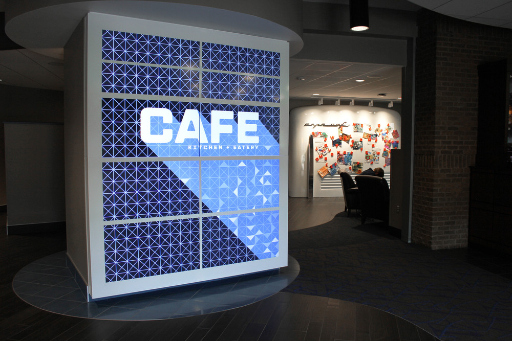 ESPN咖啡厅环境图形设计©tenfoldbrand