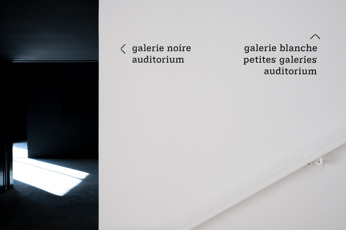 当代创作中心OlivierDebré导视系统设计©André Baldinger & Toan Vu-Huu & Agathe Demay