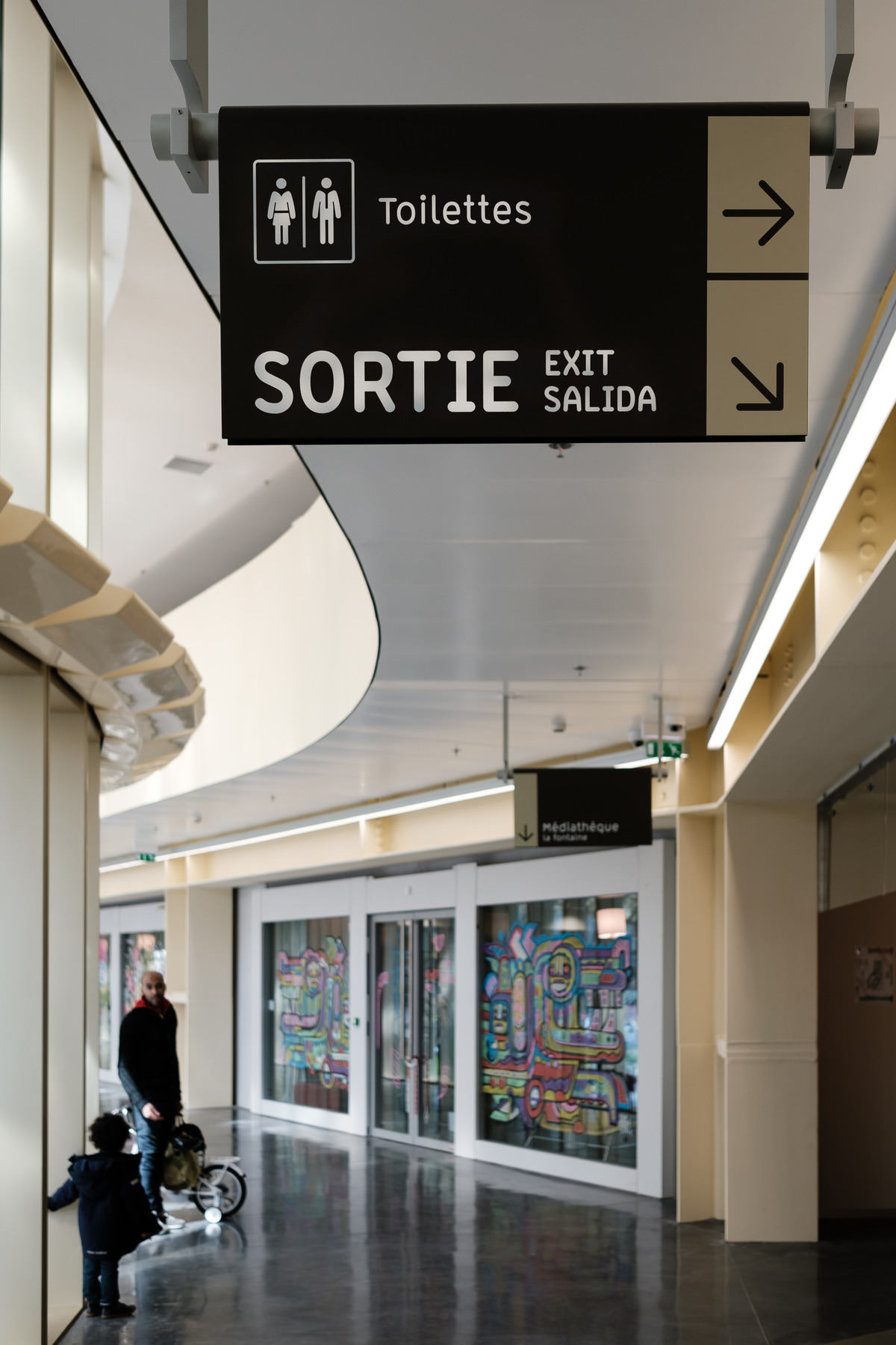 Les Halles食品市场导视系统设计©André Baldinger & Toan Vu-Huu & Agathe Demay