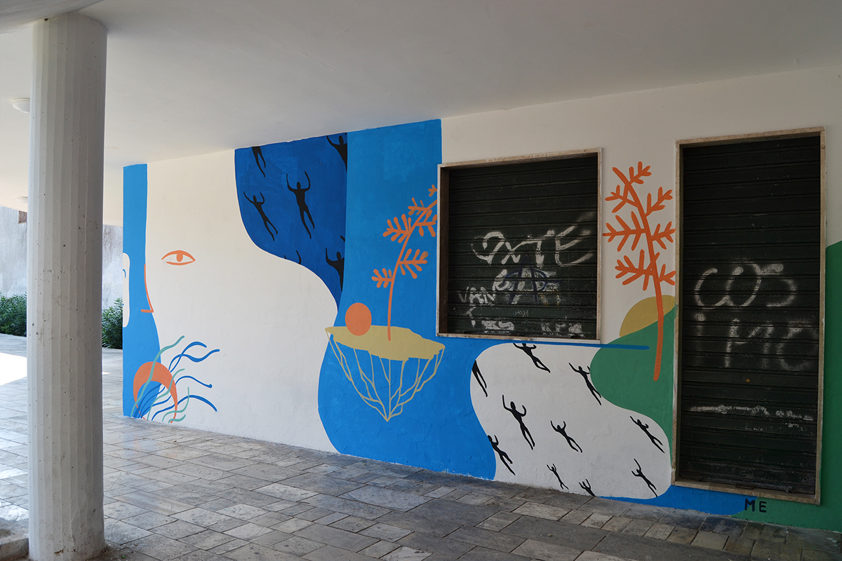 街头艺术之壁画设计©Patrizia Mastrapasqua&SKOLP