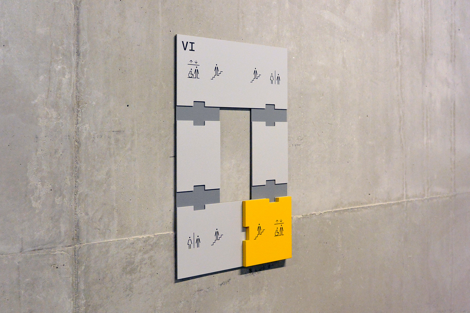 艾菲尔大楼标牌系统设计 © polygraphik Studio