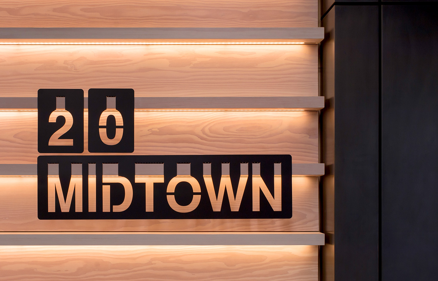 20 Midtown大楼标识系统设计©Aldworth James & Bond