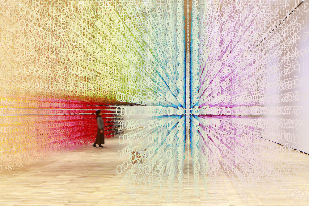 富山县美术馆“时间之色”展览设计©Emmanuelle Moureaux