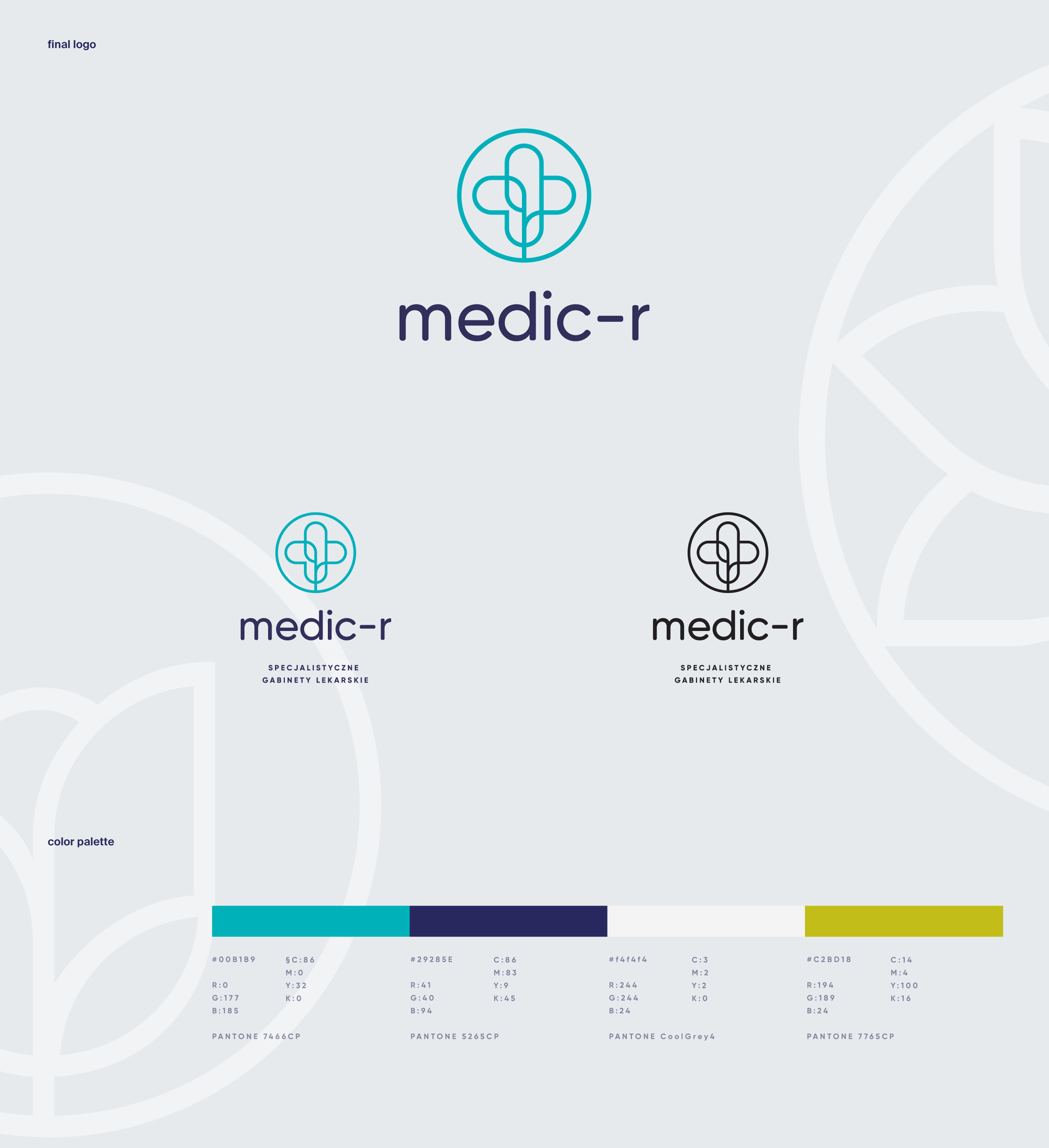 MEDIC-R 私人诊所品牌标识设计©Uniforma