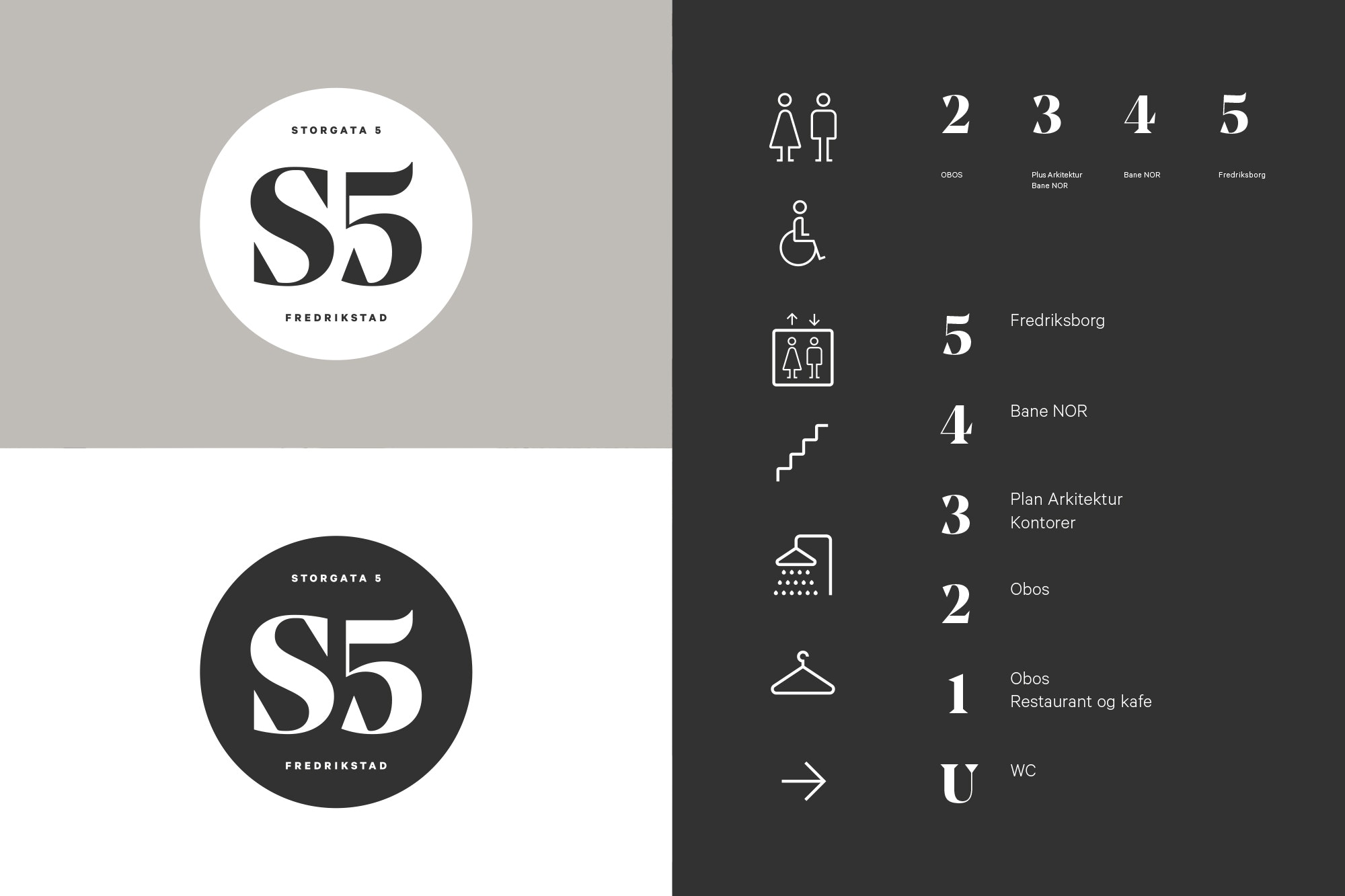 S5标识系统设计 © metric design