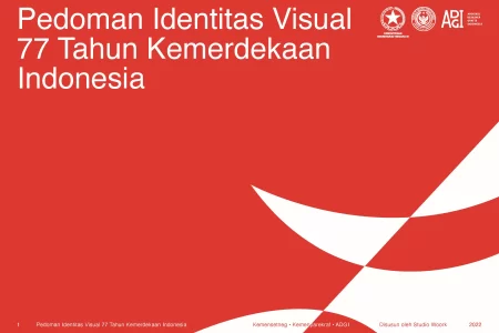 印度尼西亚独立77周年视觉形象手册