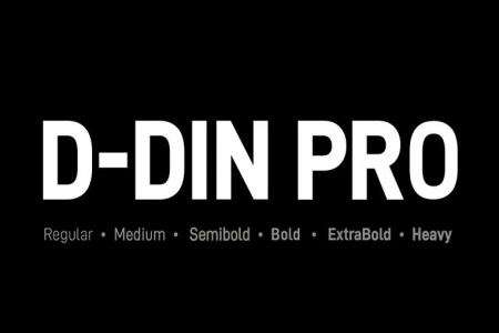 D-DIN PRO 字体